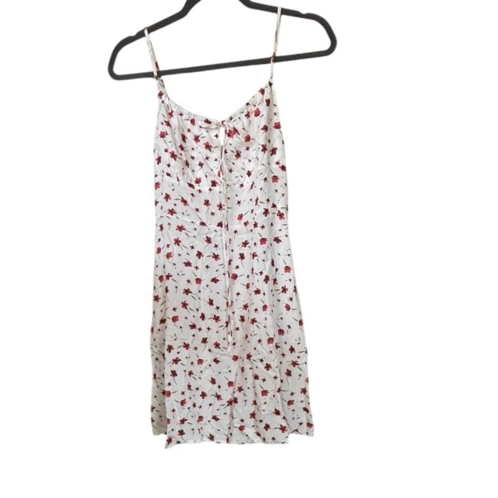 Camellia Milkmaid Coquette Babydoll Dress Sz Medium Floral Cottagecore